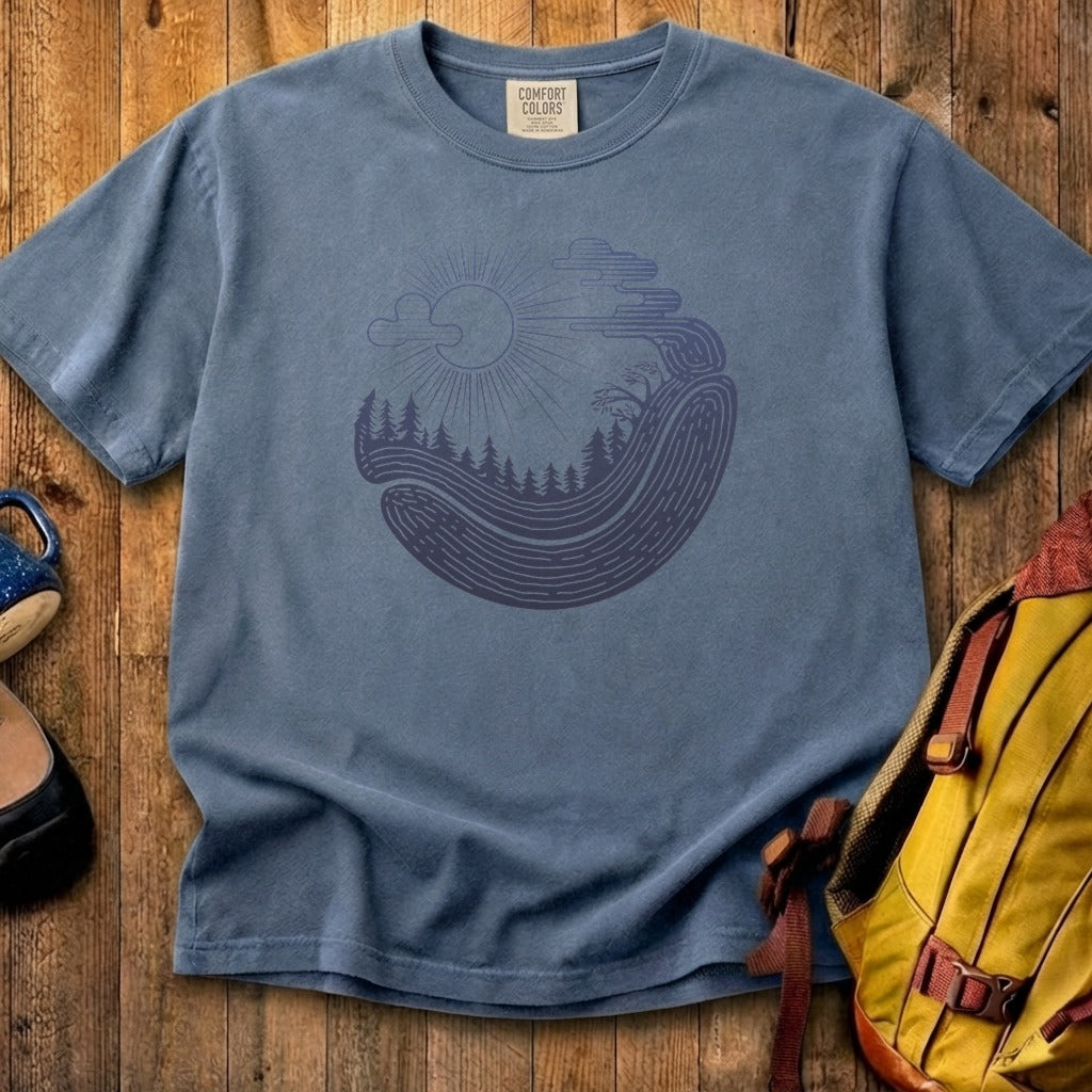 Forest Flow Cotton T-Shirt
