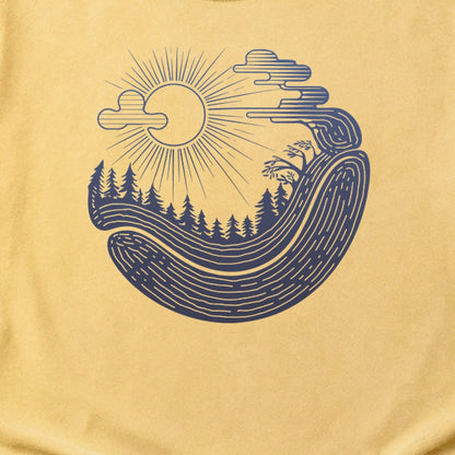 Forest Flow Cotton T-Shirt