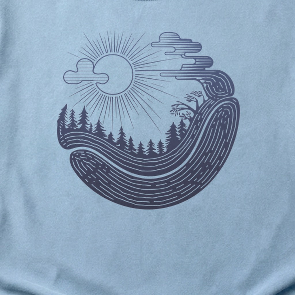 Forest Flow Cotton T-Shirt