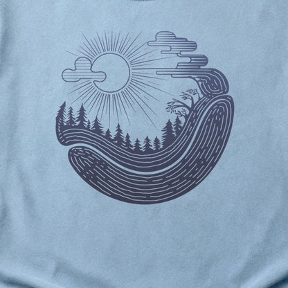 Forest Flow Cotton T-Shirt