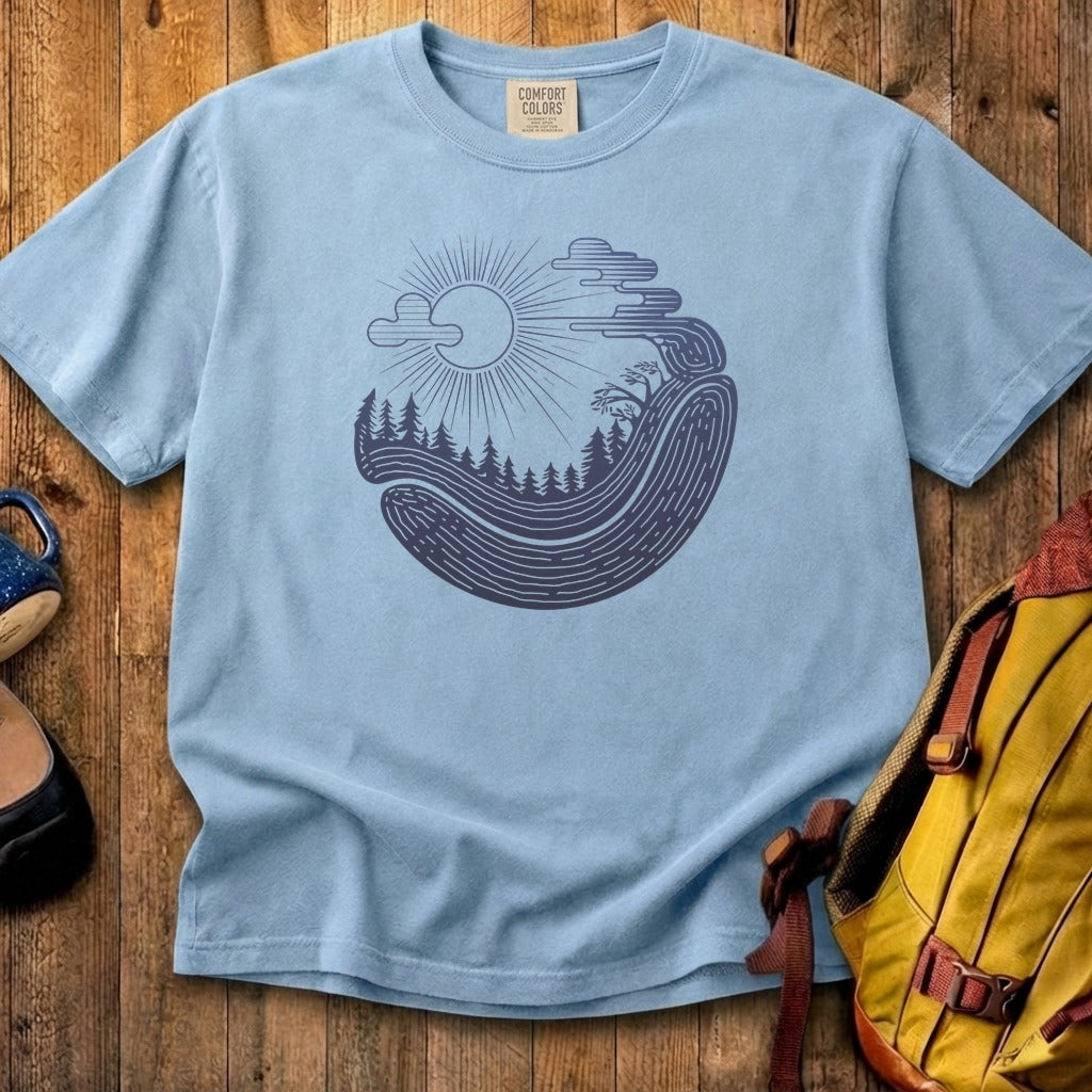 Forest Flow Cotton T-Shirt