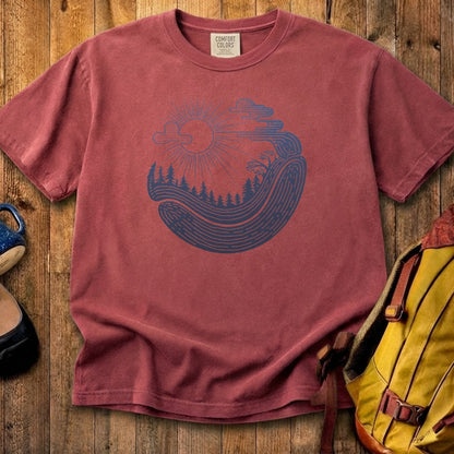 Forest Flow Cotton T-Shirt