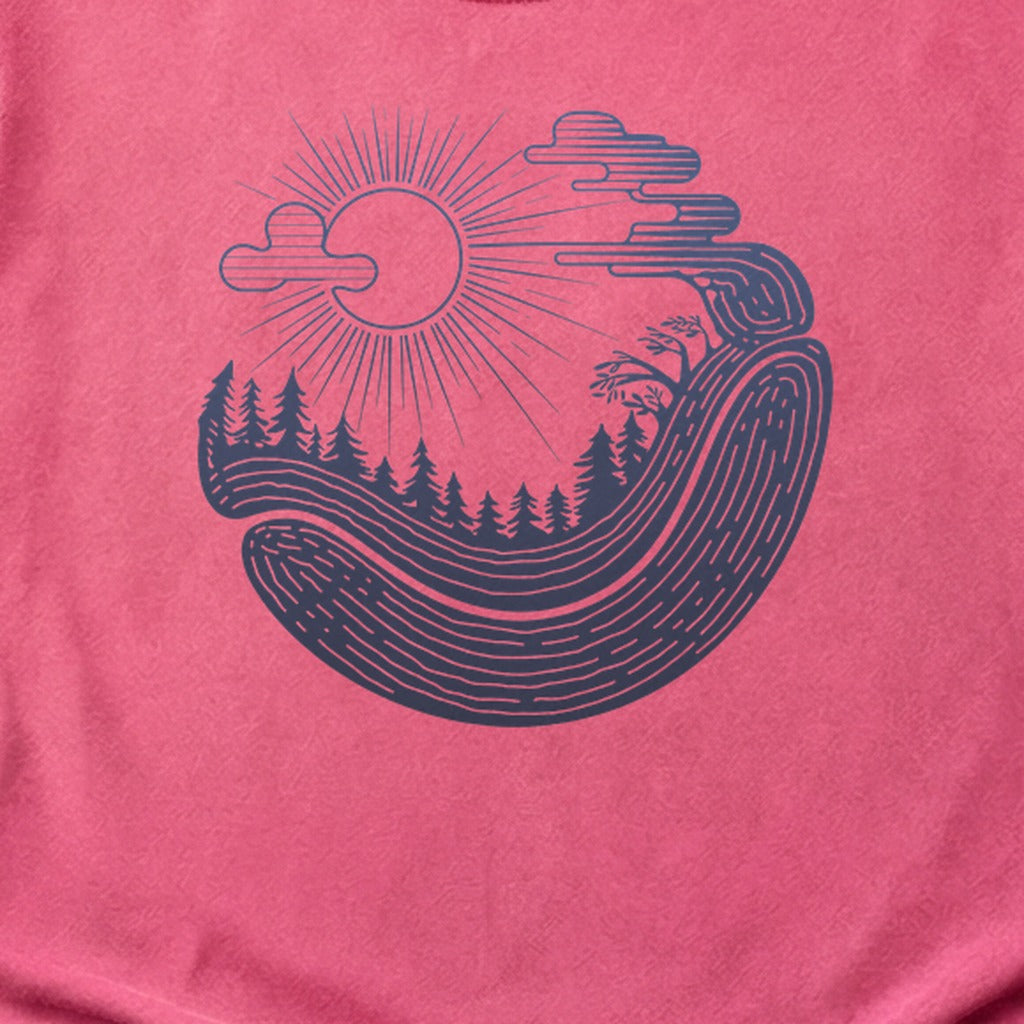 Forest Flow Cotton T-Shirt