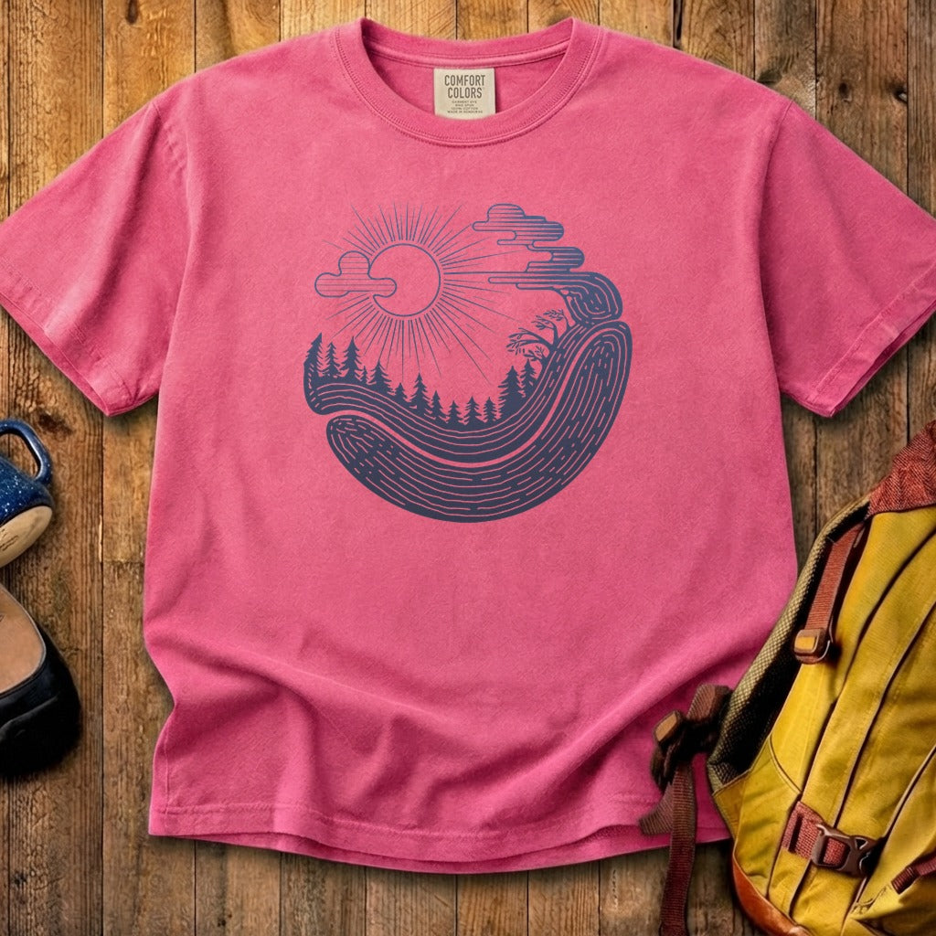 Forest Flow Cotton T-Shirt