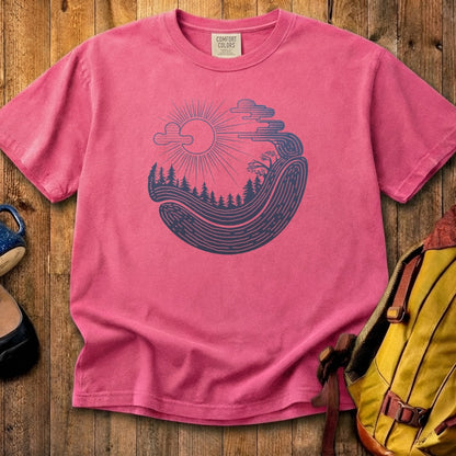 Forest Flow Cotton T-Shirt
