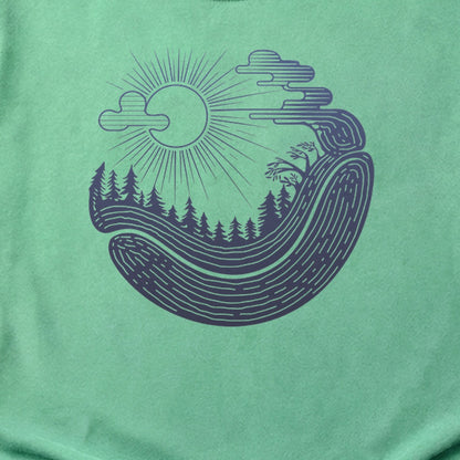 Forest Flow Cotton T-Shirt