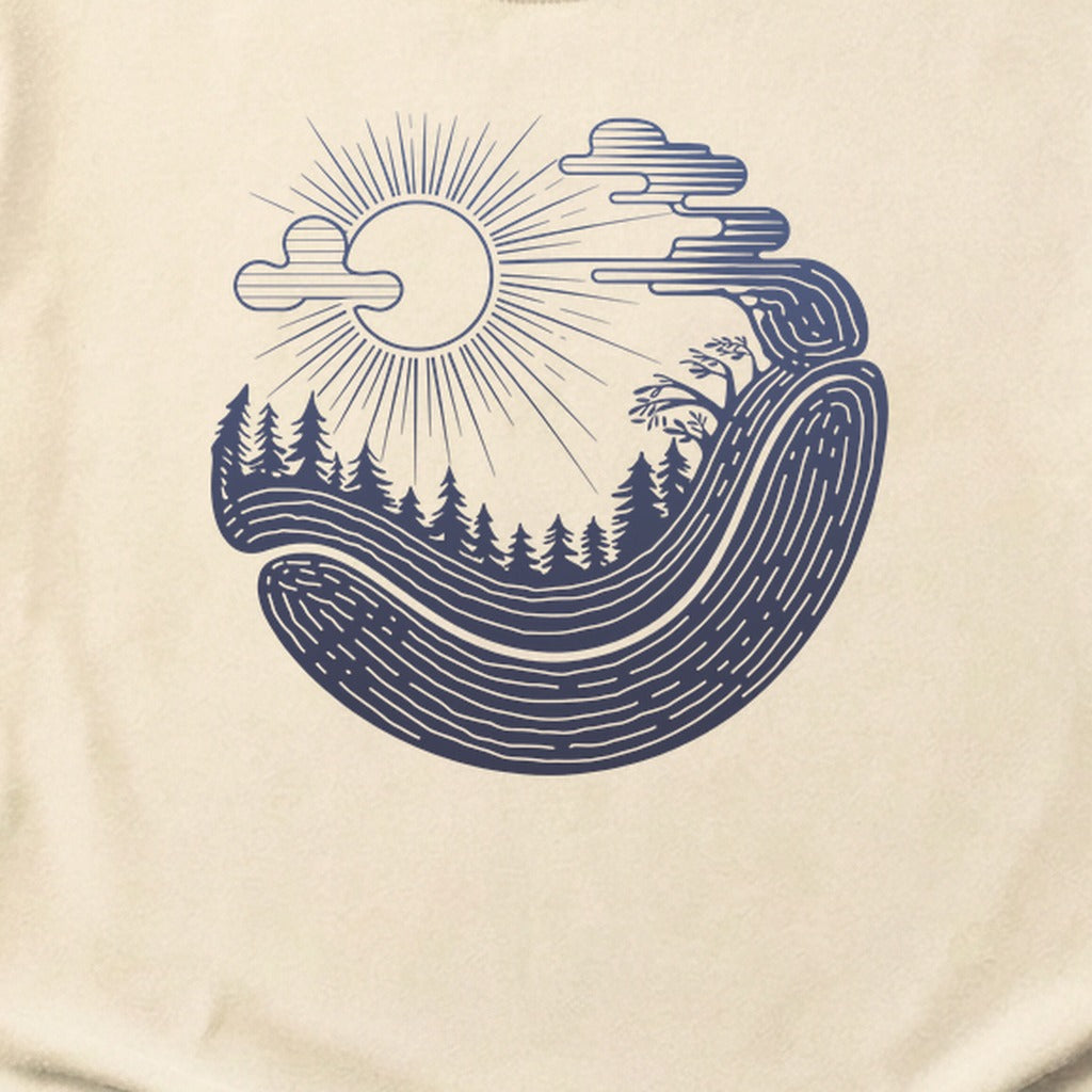 Forest Flow Cotton T-Shirt