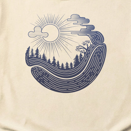 Forest Flow Cotton T-Shirt