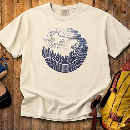 Forest Flow Cotton T-Shirt