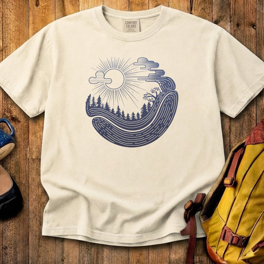 Forest Flow Cotton T-Shirt
