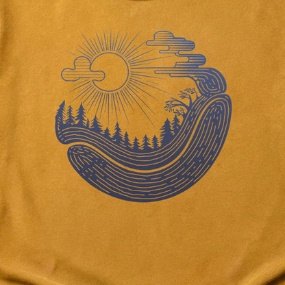 Forest Flow Cotton T-Shirt