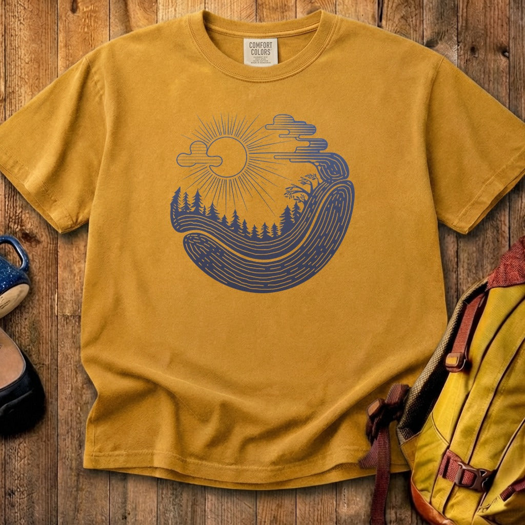 Forest Flow Cotton T-Shirt