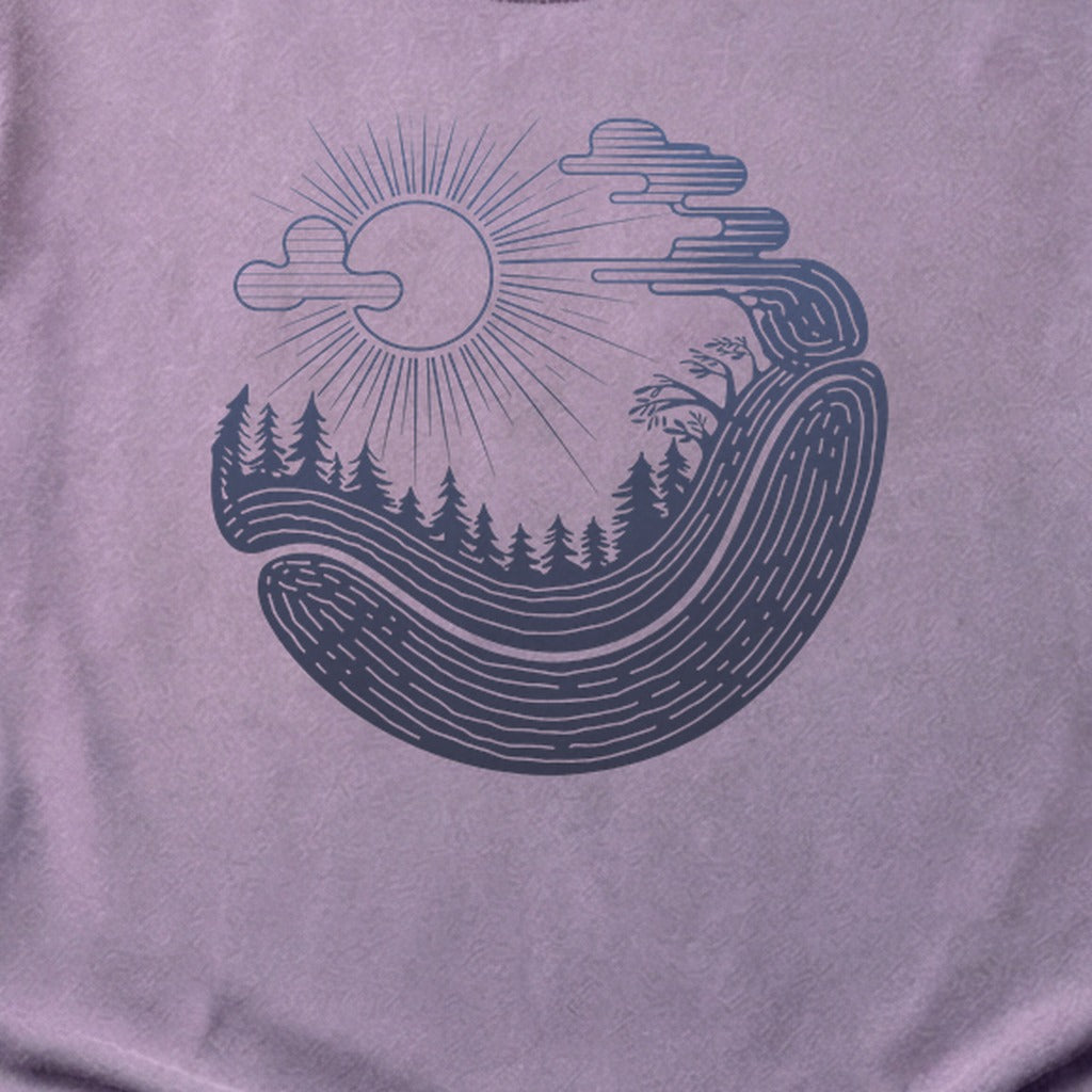 Forest Flow Cotton T-Shirt