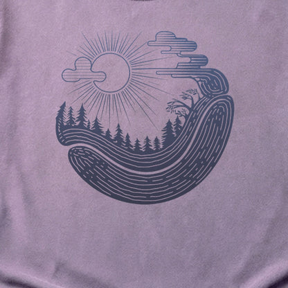 Forest Flow Cotton T-Shirt