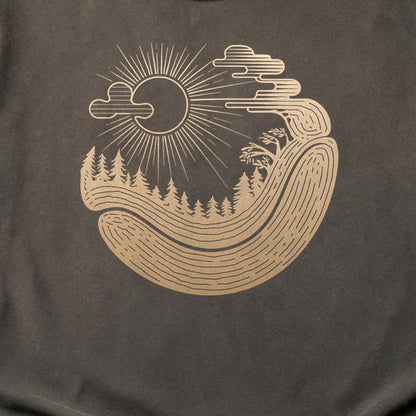 Forest Flow Cotton T-Shirt