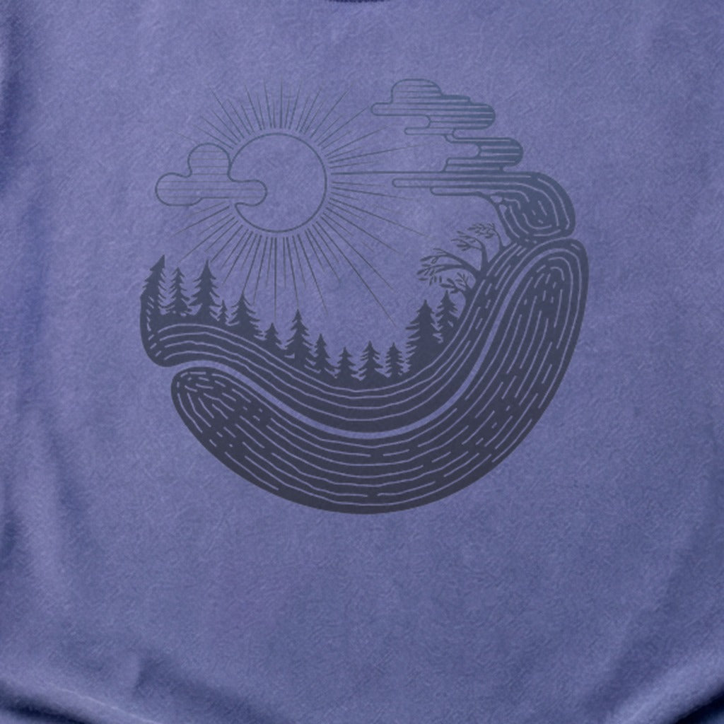 Forest Flow Cotton T-Shirt