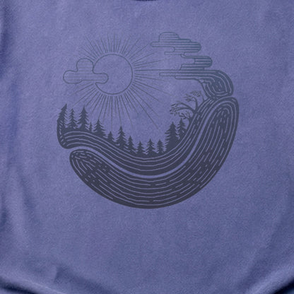 Forest Flow Cotton T-Shirt