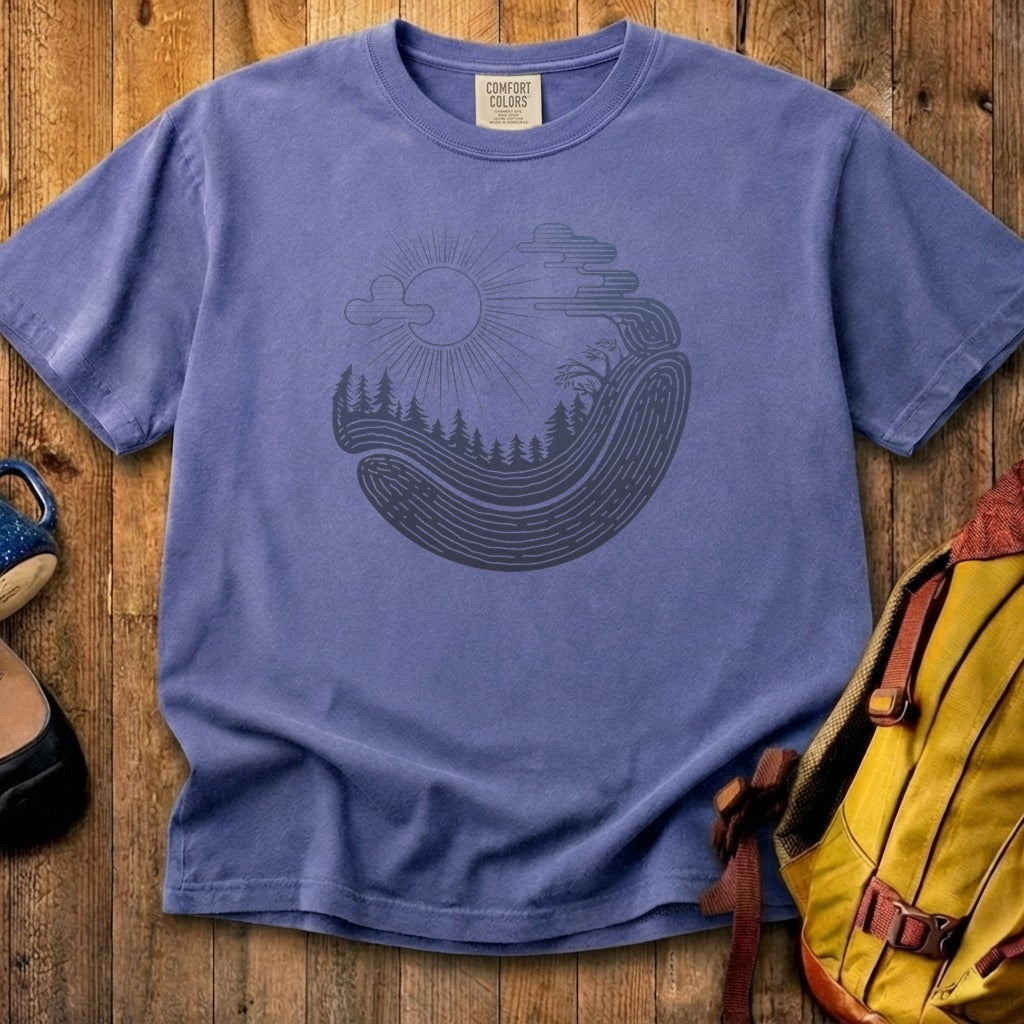 Forest Flow Cotton T-Shirt