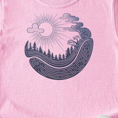 Forest Flow Kids Cotton T-Shirt