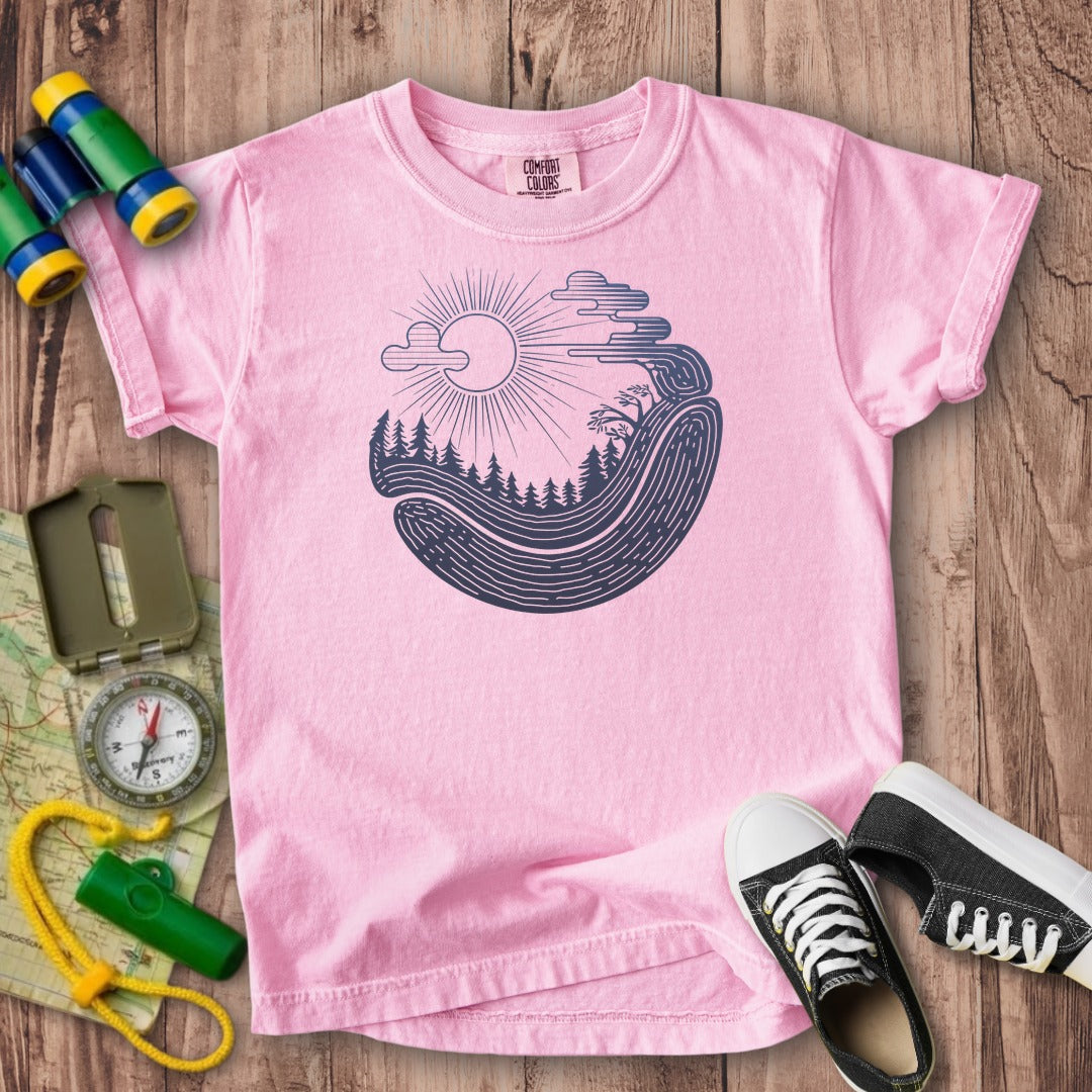 Forest Flow Kids Cotton T-Shirt