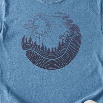Forest Flow Kids Cotton T-Shirt