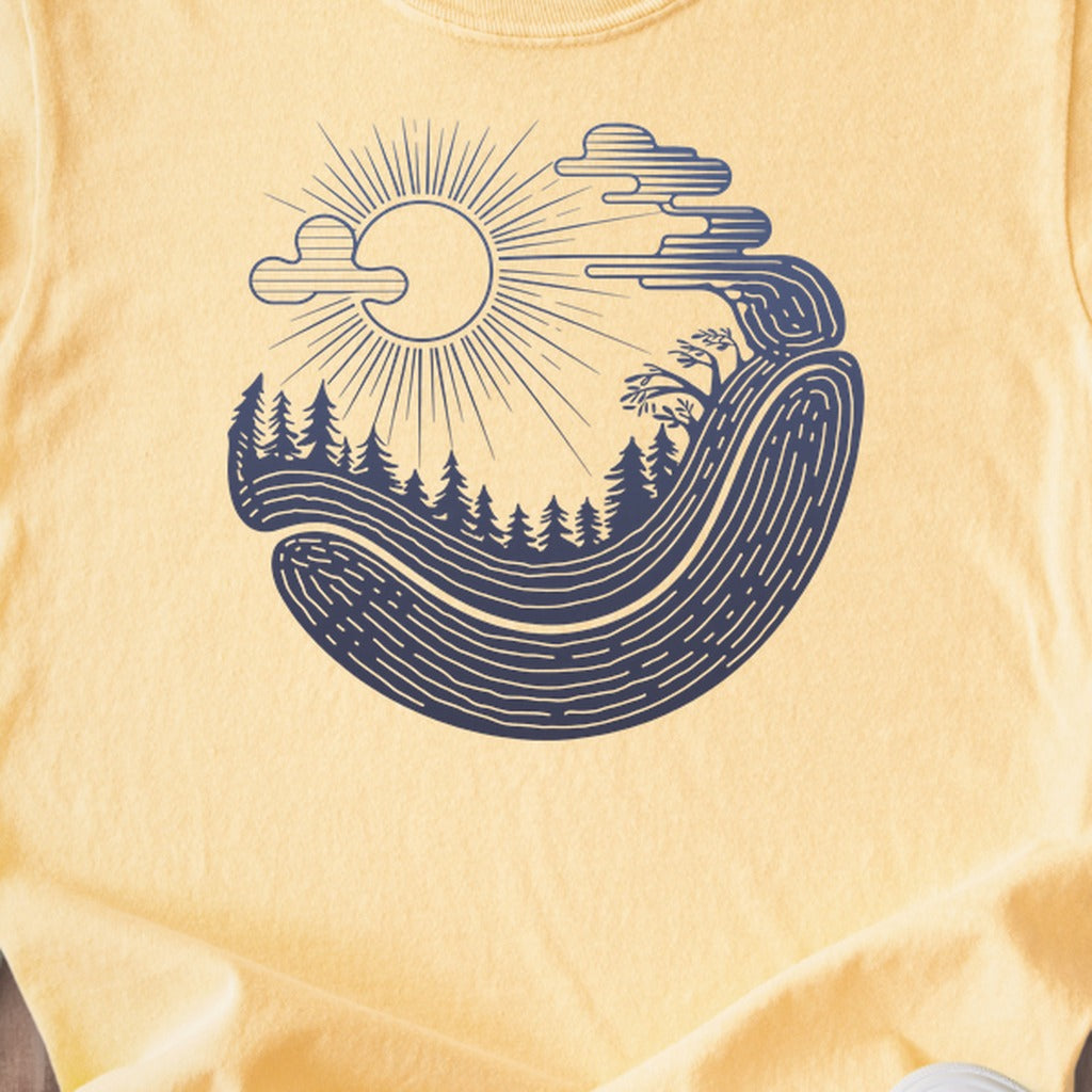 Forest Flow Kids Cotton T-Shirt