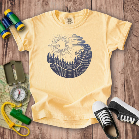 Forest Flow Kids Cotton T-Shirt