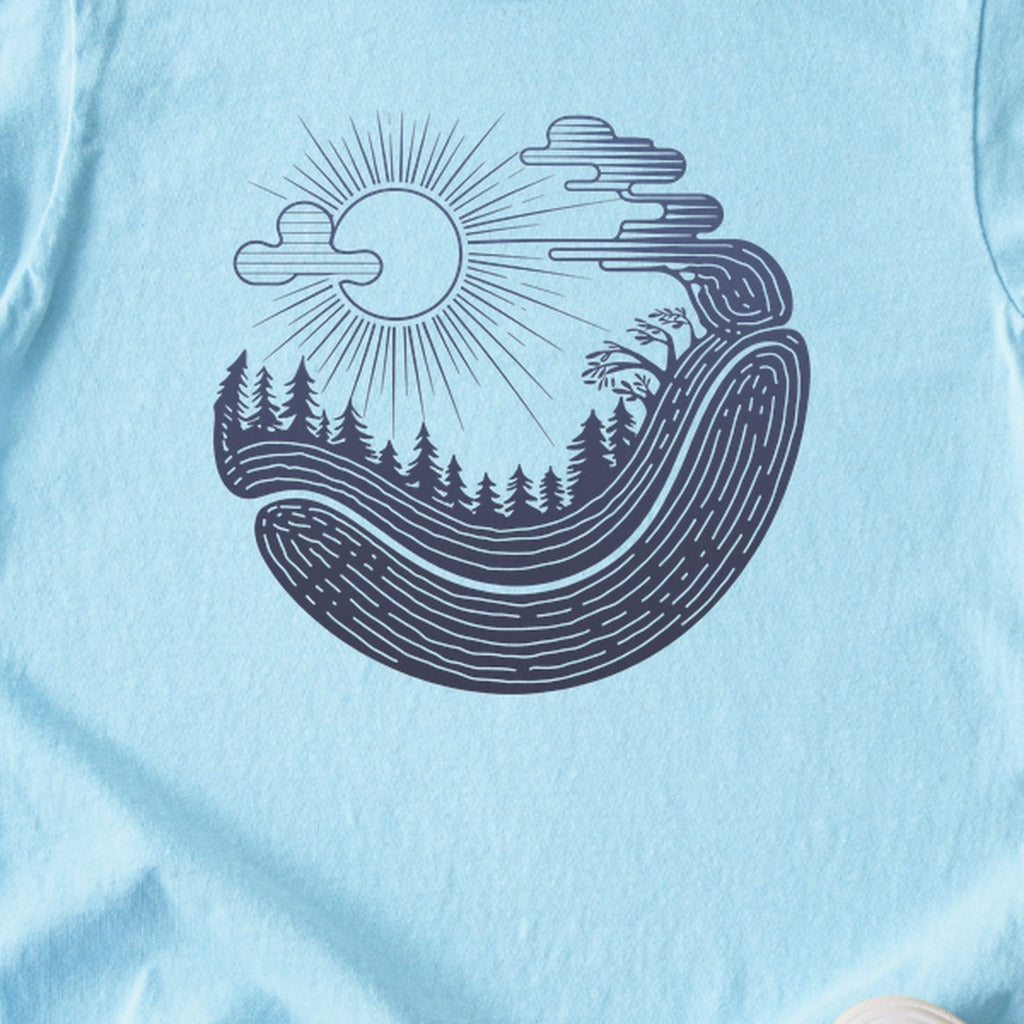 Forest Flow Kids Cotton T-Shirt