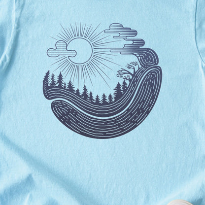 Forest Flow Kids Cotton T-Shirt