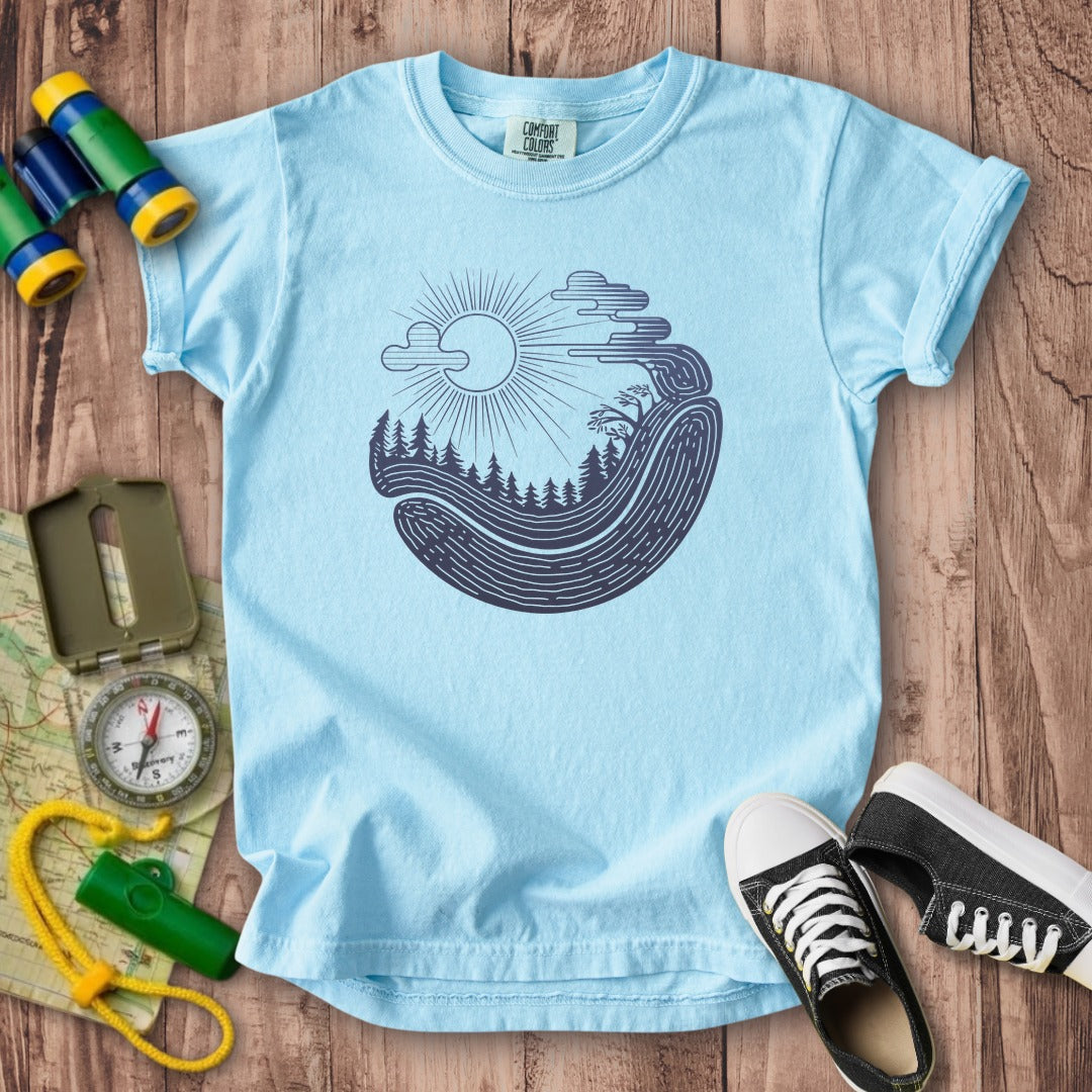Forest Flow Kids Cotton T-Shirt