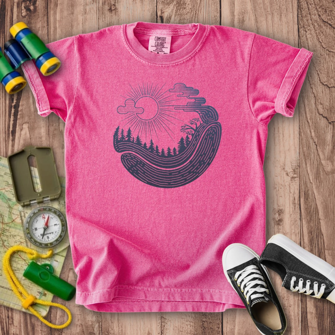 Forest Flow Kids Cotton T-Shirt