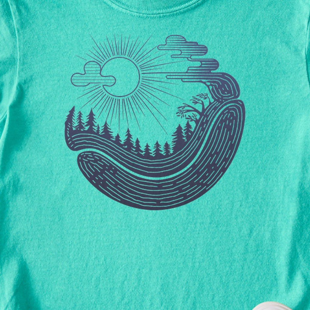 Forest Flow Kids Cotton T-Shirt