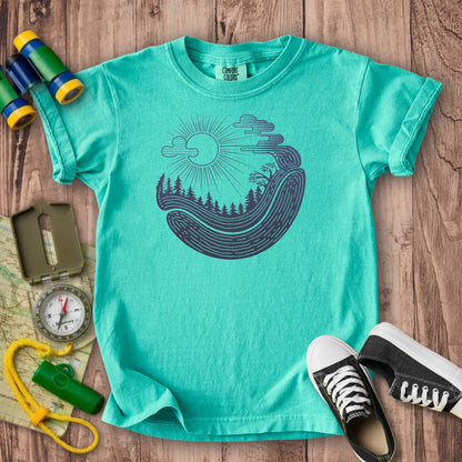 Forest Flow Kids Cotton T-Shirt