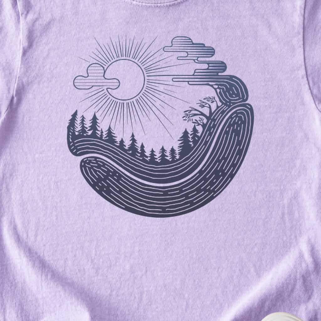 Forest Flow Kids Cotton T-Shirt
