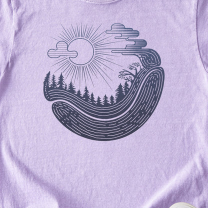 Forest Flow Kids Cotton T-Shirt