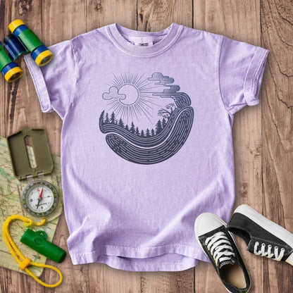Forest Flow Kids Cotton T-Shirt