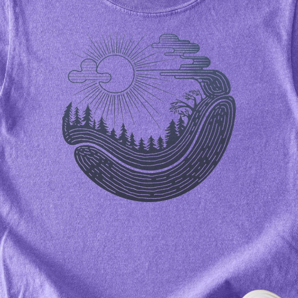 Forest Flow Kids Cotton T-Shirt