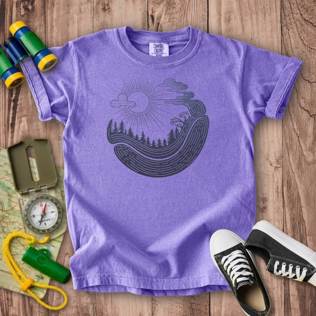 Forest Flow Kids Cotton T-Shirt