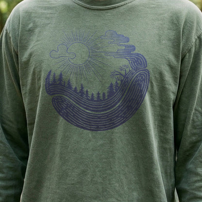 Forest Flow Cotton Long Sleeve