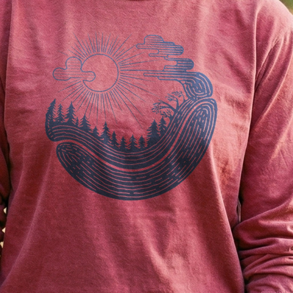 Forest Flow Cotton Long Sleeve