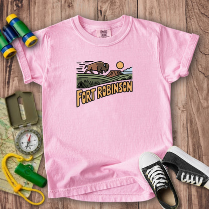 Fort Robinson State Park Kids Cotton T-Shirt