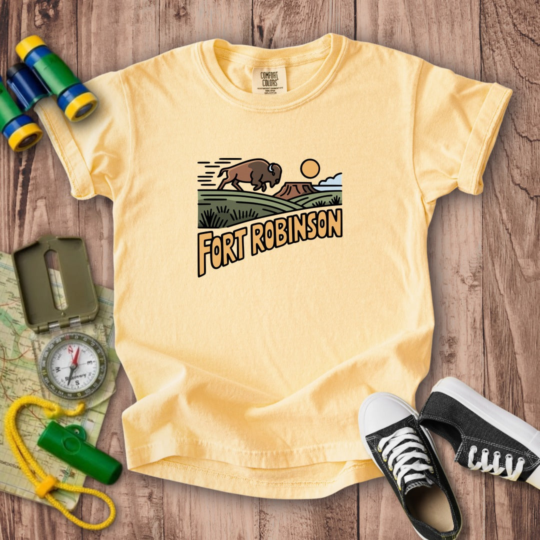 Fort Robinson State Park Kids Cotton T-Shirt