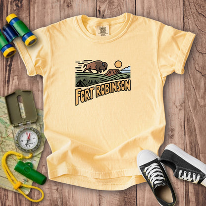 Fort Robinson State Park Kids Cotton T-Shirt