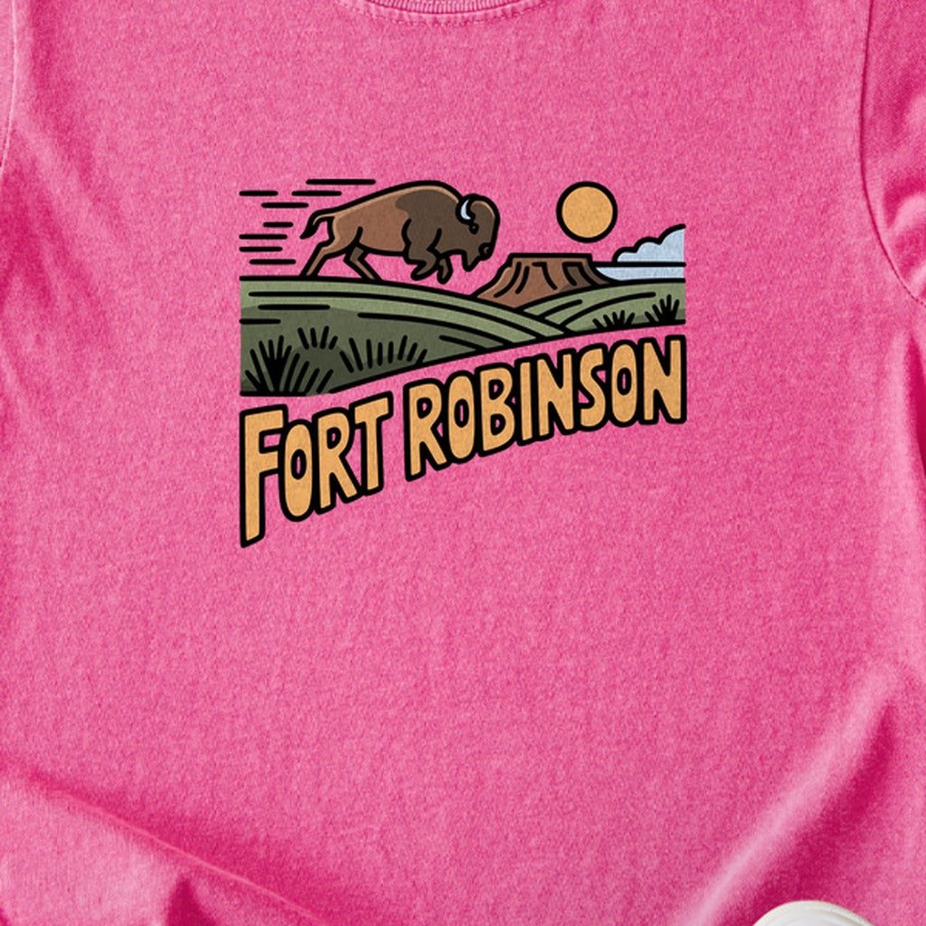 Fort Robinson State Park Kids Cotton T-Shirt