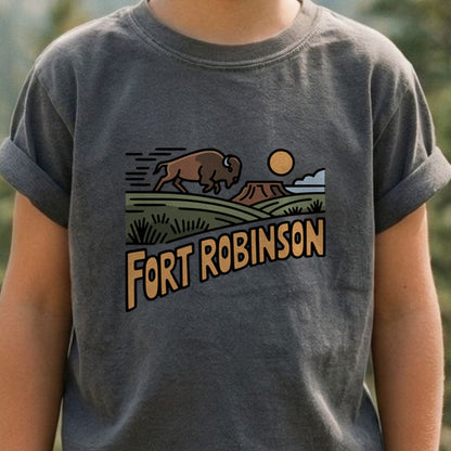 Fort Robinson State Park Kids Cotton T-Shirt