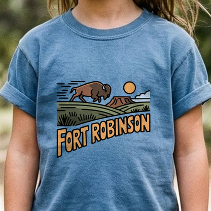 Fort Robinson State Park Kids Cotton T-Shirt