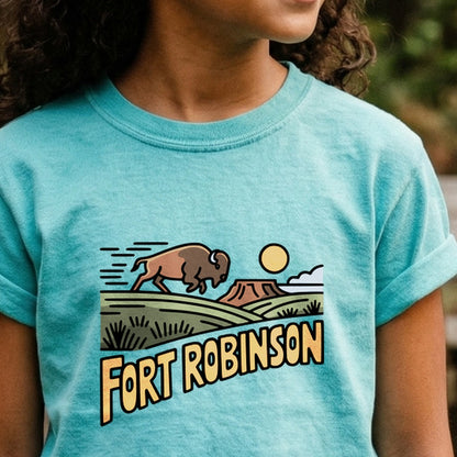 Fort Robinson State Park Kids Cotton T-Shirt