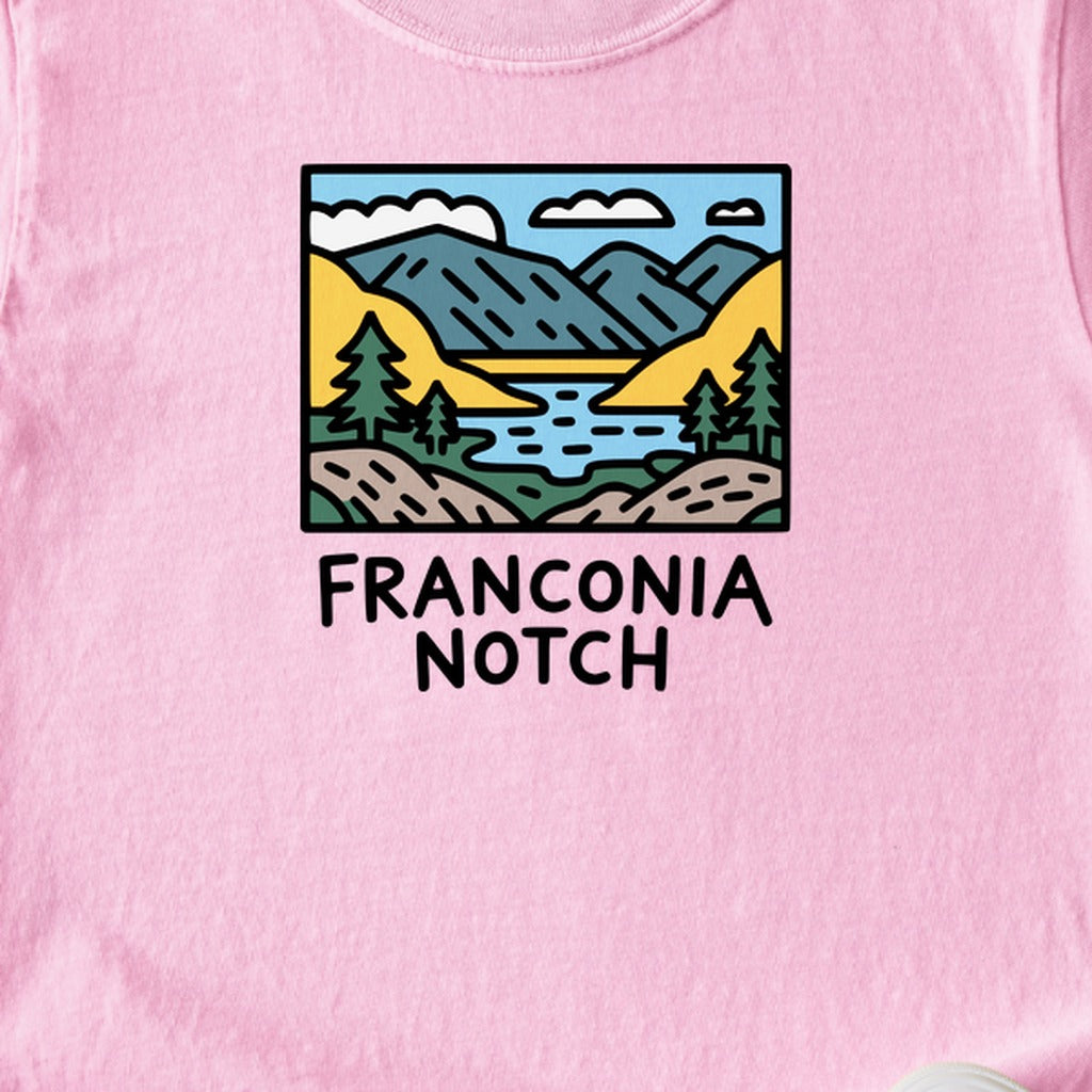 Franconia Notch State Park Kids Cotton T-Shirt