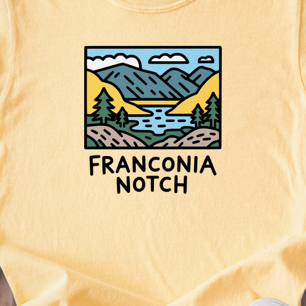 Franconia Notch State Park Kids Cotton T-Shirt