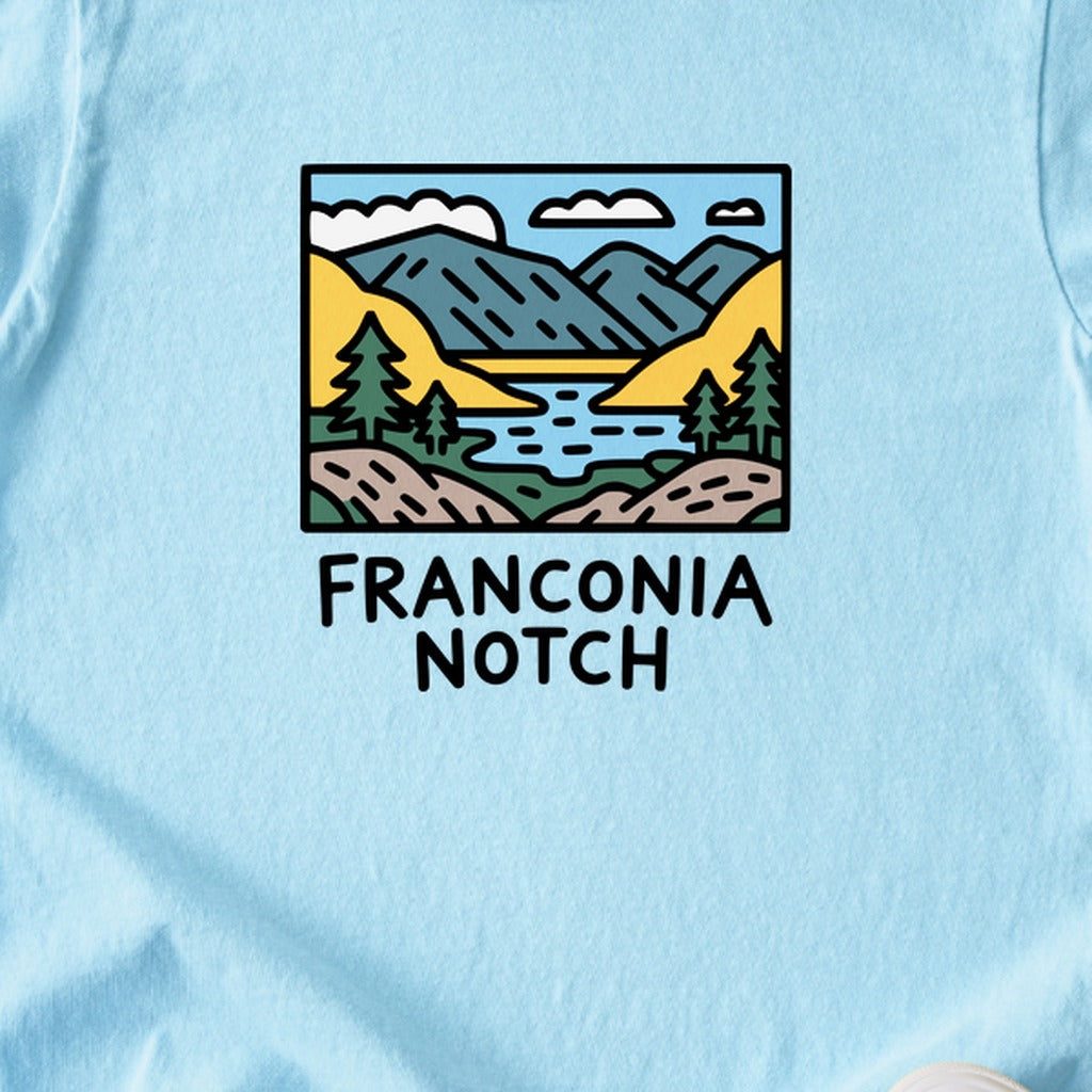 Franconia Notch State Park Kids Cotton T-Shirt